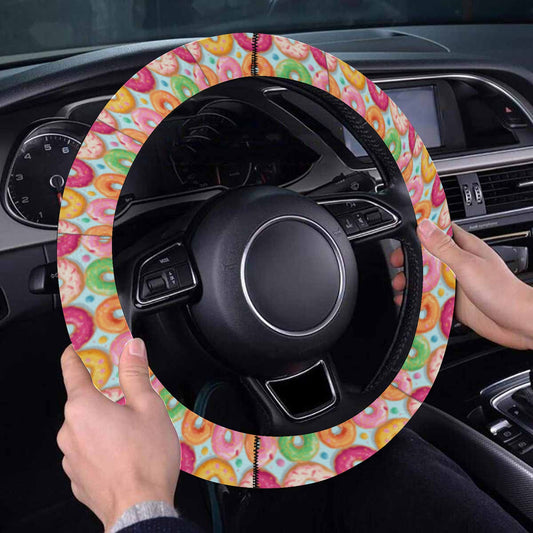 Donuts Steering Wheel Cover with Elastic Edge - The Cool Collective AU