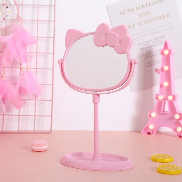 H e l l o  K i t t y LED Makeup Mirror – USB, Kawaii, Intelligent Light - The Cool Collective AU