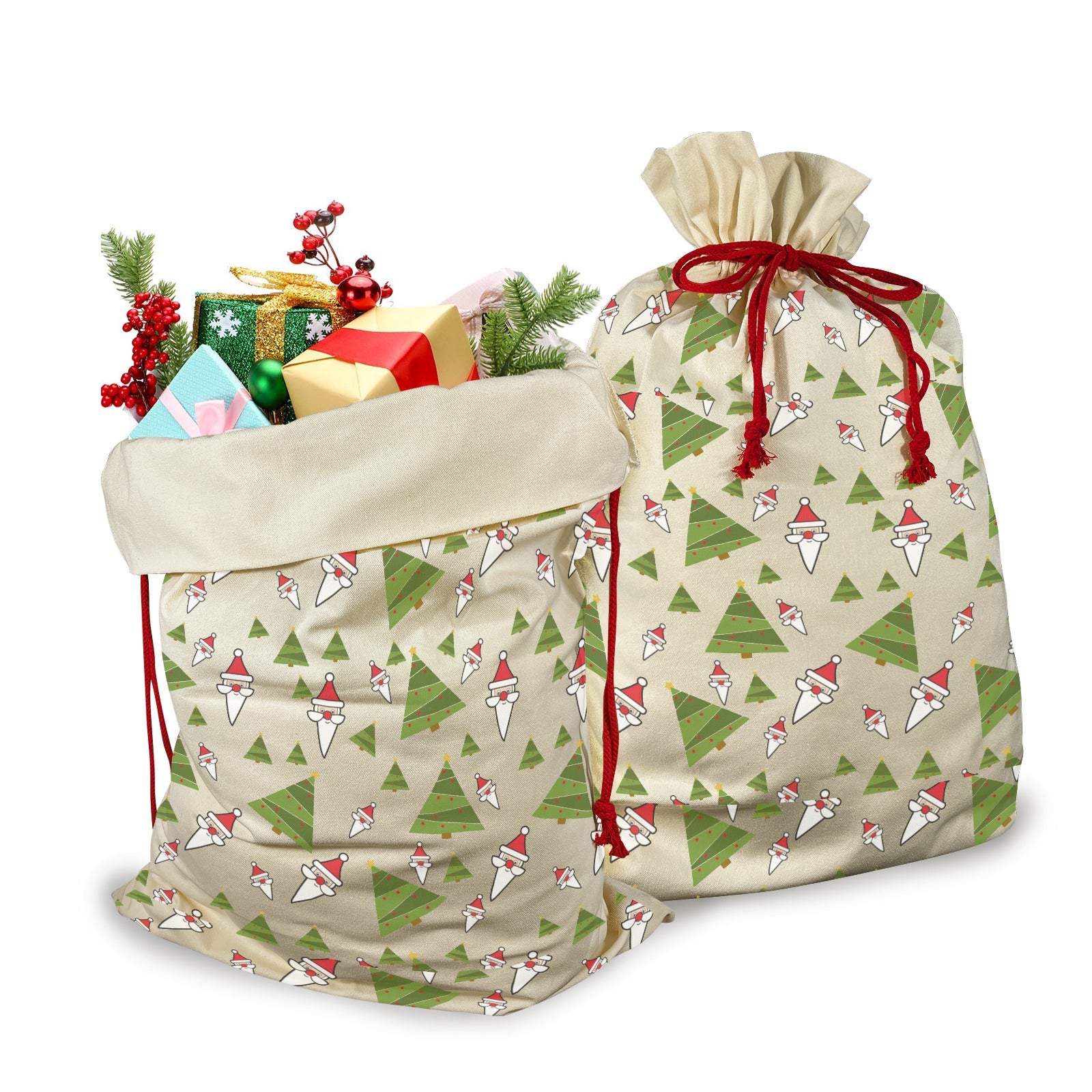 Christmas Themed Drawstring Bag 21"x32" - The Cool Collective AU