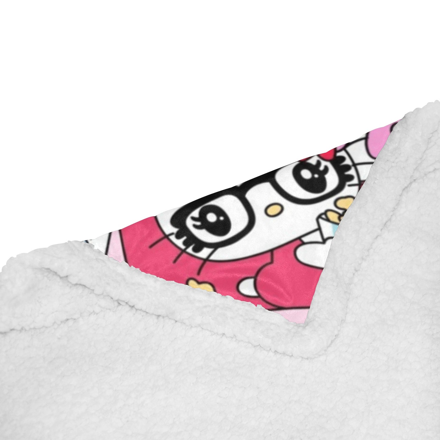 Hello Kitty Double Layer Short Plush Blanket 50"X60" - The Cool Collective AU